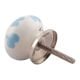 Turquoise Heart Ceramic Floral Cabinet Knobs Online